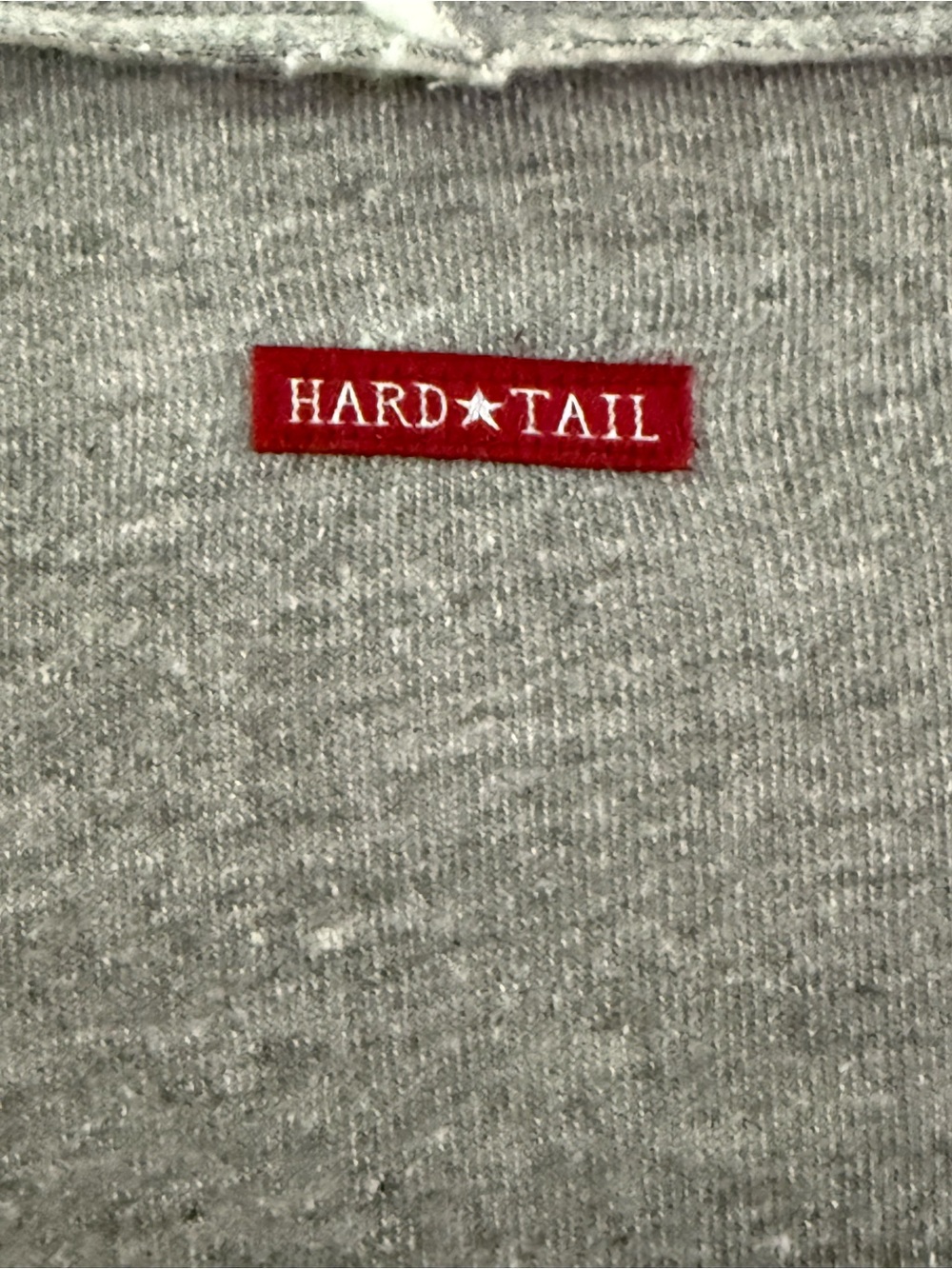 Hard Tail XS Gray Open Front Cardigan With Pockets & Contrast Trim - Picture 5 of 9